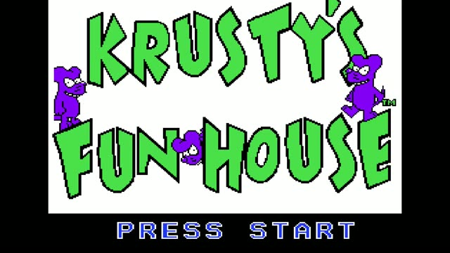 Krusty's Fun House gameplay screenshot