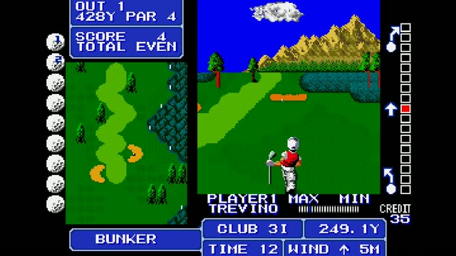 Lee Trevino's Fighting Golf Arcade gameplay screenshot