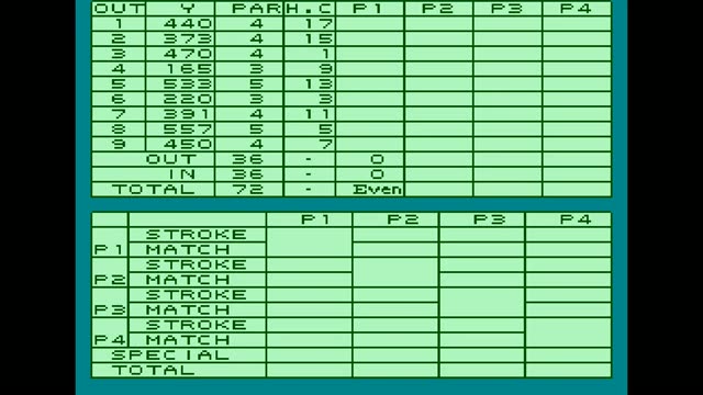 Lee Trevino's Fighting Golf gameplay screenshot