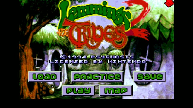 Lemmings 2 - The Tribes — SNES