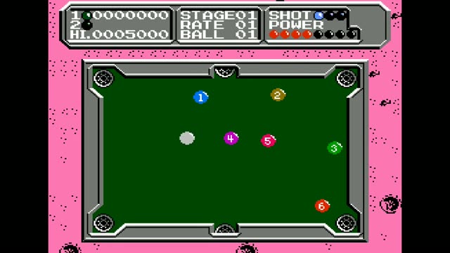 Lunar Pool gameplay screenshot