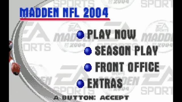 Madden NFL 2004 — GBA