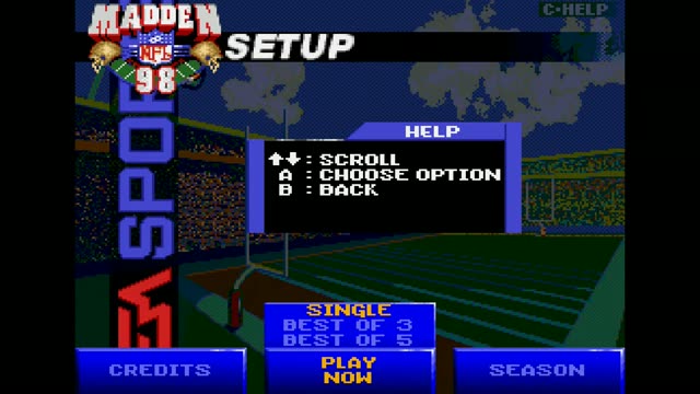 Madden Nfl 98 — Genesis