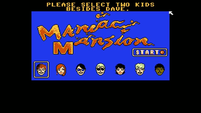 Maniac Mansion gameplay screenshot