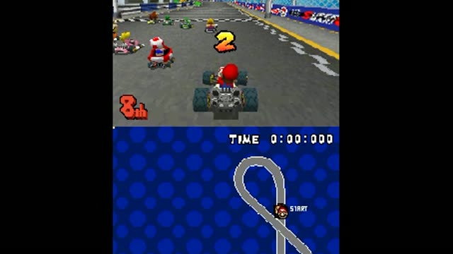 Mario Kart DS gameplay screenshot