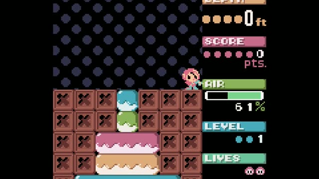 Mr. Driller gameplay screenshot