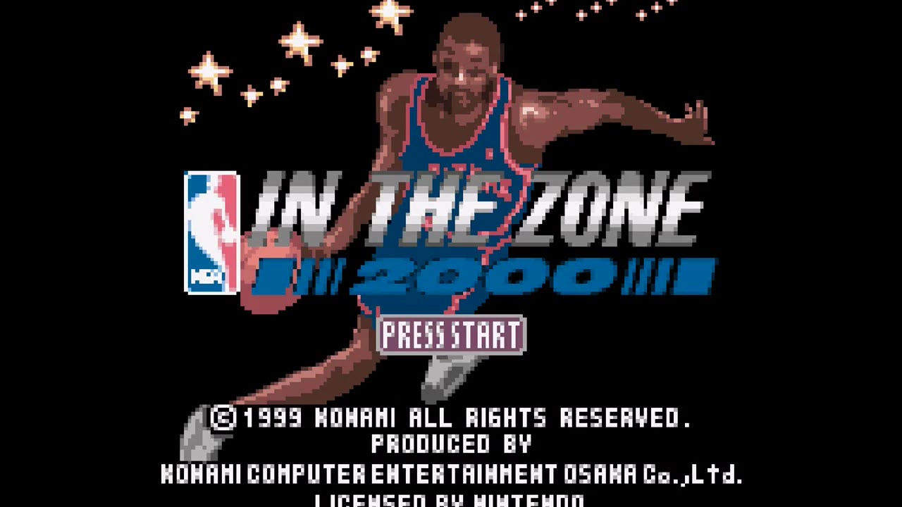 NBA in the Zone 2000 gameplay screenshot