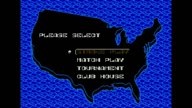 NES Open Tournament Golf gameplay screenshot