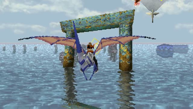 Panzer Dragoon gameplay screenshot