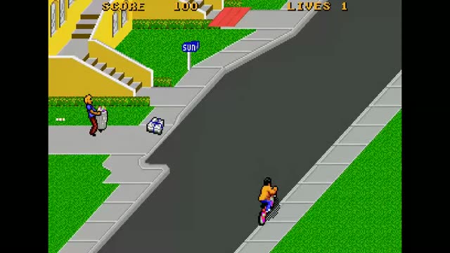 Paperboy 2 gameplay screenshot