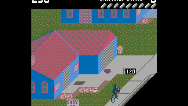 Paperboy gameplay screenshot