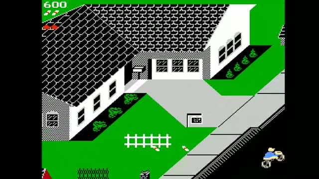 Paperboy gameplay screenshot