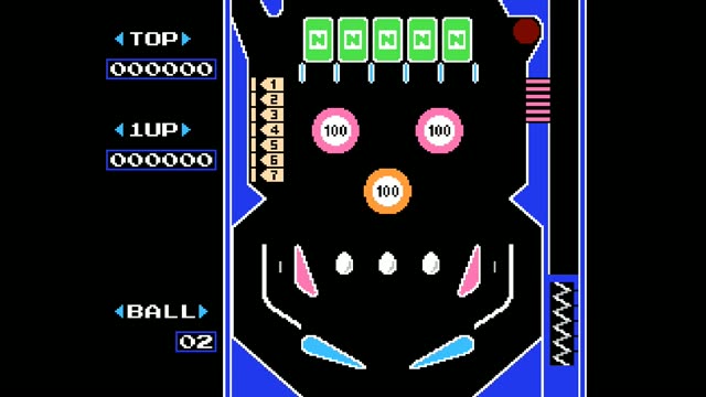 Pinball gameplay screenshot