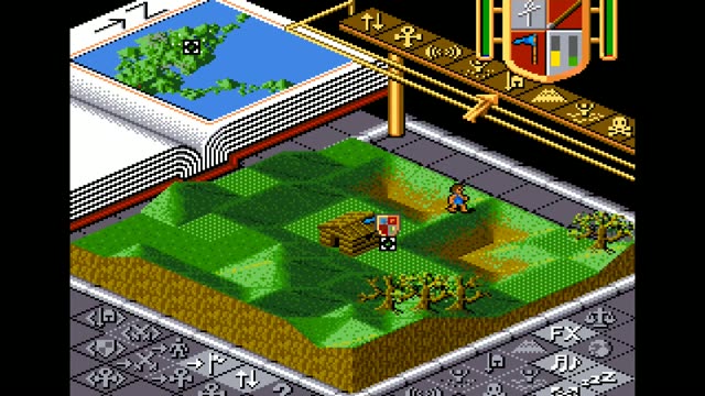 Populous gameplay screenshot