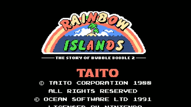 Rainbow Islands - Ocean gameplay screenshot