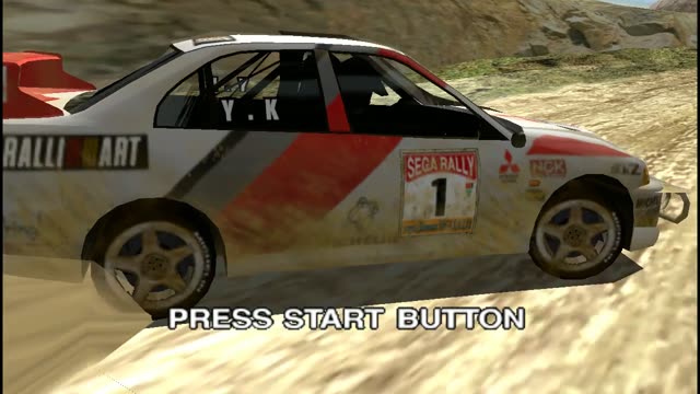 Sega Rally 2 gameplay screenshot