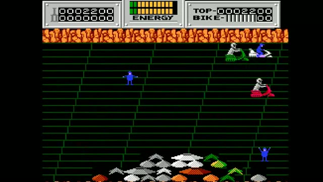 Seicross gameplay screenshot