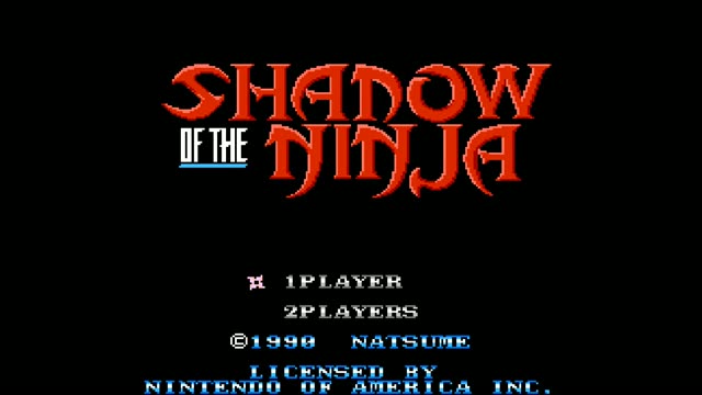 Shadow of the Ninja gameplay screenshot