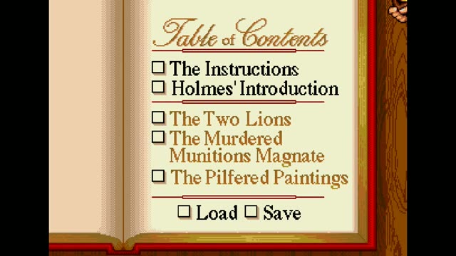 Sherlock Holmes - Consulting Detective Vol. II - Disc 1 gameplay screenshot