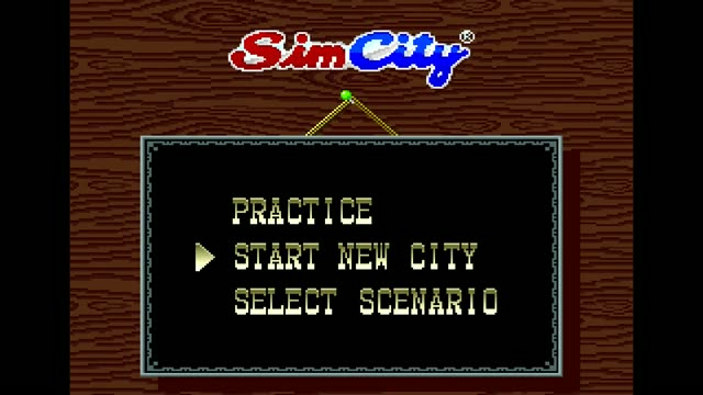 SimCity gameplay screenshot