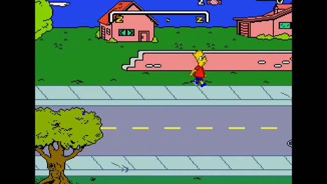 Simpsons, The - Bart's Nightmare gameplay screenshot