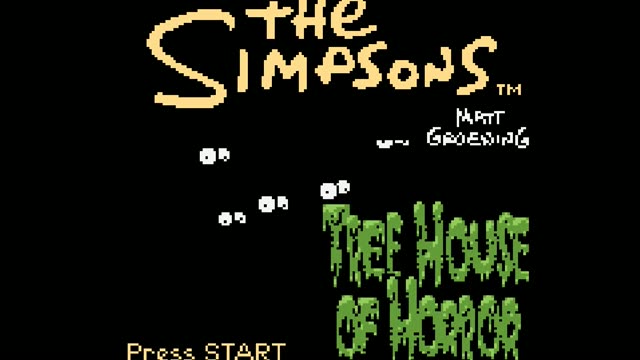 Simpsons, The - Night of the Living Treehouse of Horror gameplay screenshot