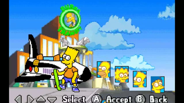 Simpsons, The - Road Rage gameplay screenshot