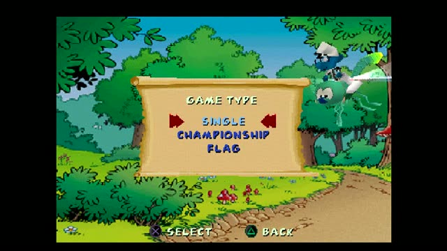 Smurf Racer! gameplay screenshot
