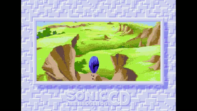 Sonic CD gameplay screenshot