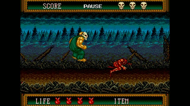 Splatterhouse 2 gameplay screenshot