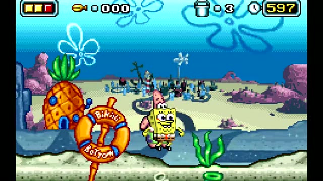 SpongeBob SquarePants Movie, The gameplay screenshot