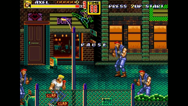 Streets of Rage 2 gameplay screenshot