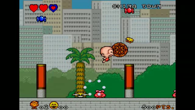 Super Bonk gameplay screenshot
