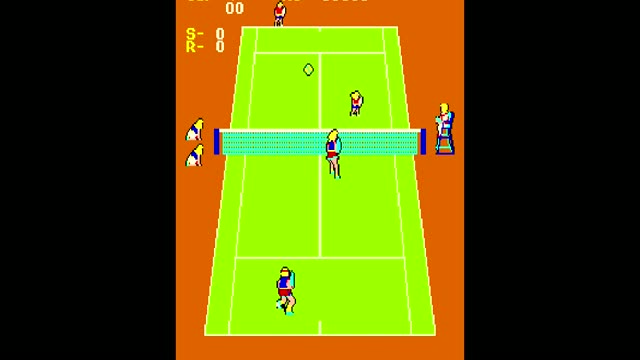 Super Doubles Tennis gameplay screenshot