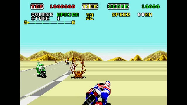 Super Hang-On gameplay screenshot