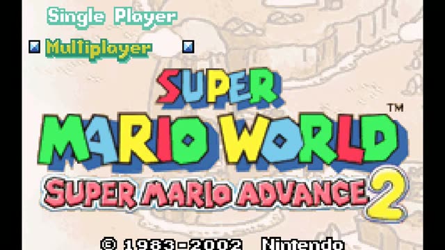 Super Mario Advance 2 - Super Mario World gameplay screenshot