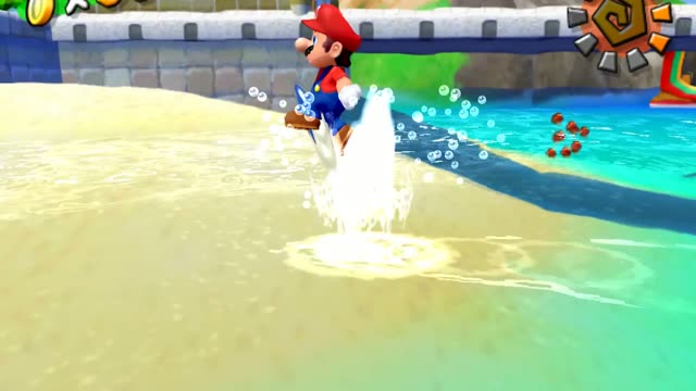 Super Mario Sunshine gameplay screenshot