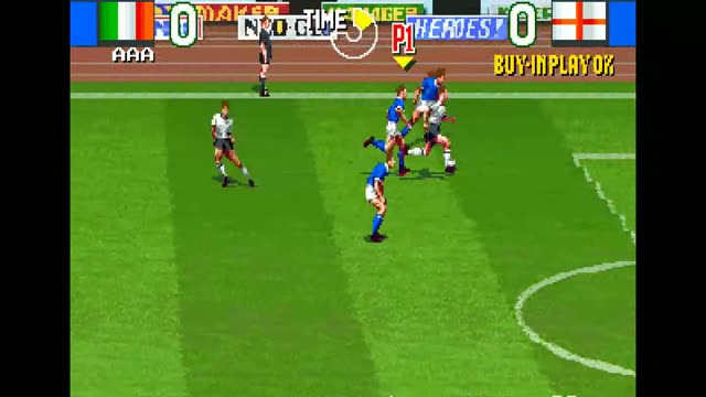 Super Sidekicks 2 - The World Championship / Tokuten Ou 2 - Real Fight Football gameplay screenshot