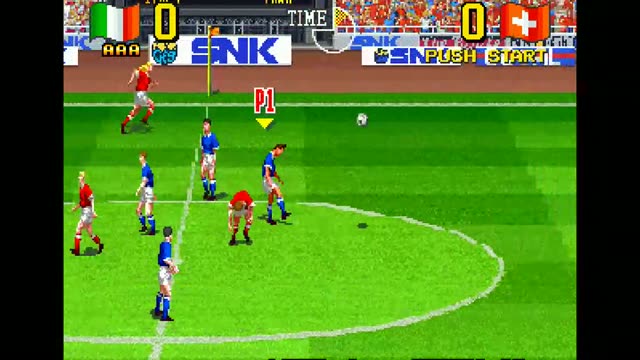Super Sidekicks 3 - The Next Glory / Tokuten Ou 3 - Eikou e no Chousen gameplay screenshot