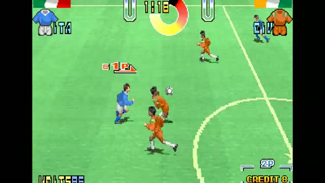 Taito Power Goal gameplay screenshot