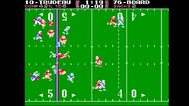 Tecmo Bowl gameplay screenshot