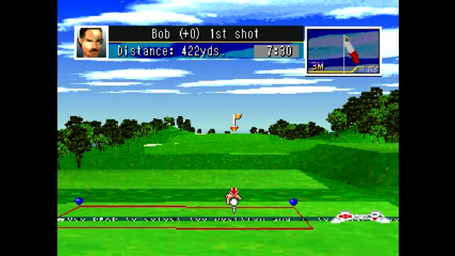 Tecmo World Golf - Japan gameplay screenshot