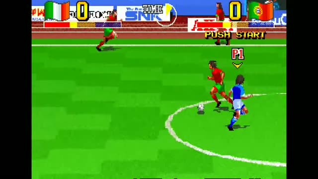The Ultimate 11 - The SNK Football Championship / Tokuten Ou - Honoo no Libero gameplay screenshot