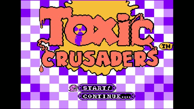 Toxic Crusaders gameplay screenshot