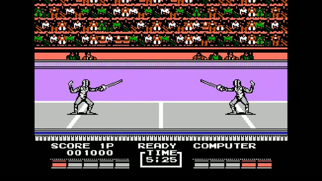 Track & Field II gameplay screenshot