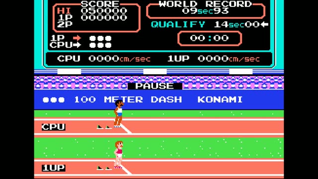 Track & Field gameplay screenshot