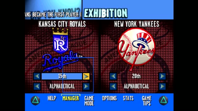 Triple Play 98 gameplay screenshot