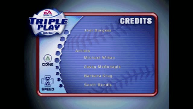 Triple Play Baseball gameplay screenshot