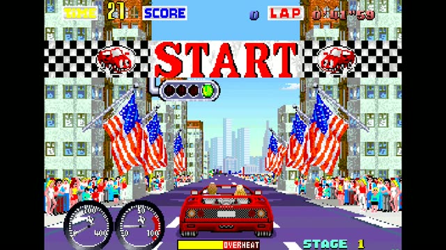 Turbo Out Run Arcade gameplay