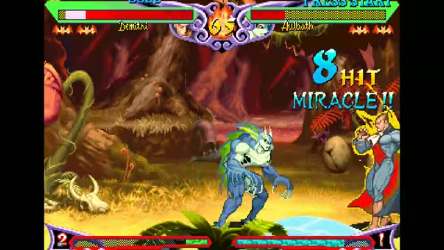 Vampire Hunter 2: Darkstalkers Revenge gameplay screenshot